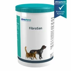 Almapharm FibroSan Für Hunde Und Katzen 400 G Pulver Dose Für Hunde Und Katzen
