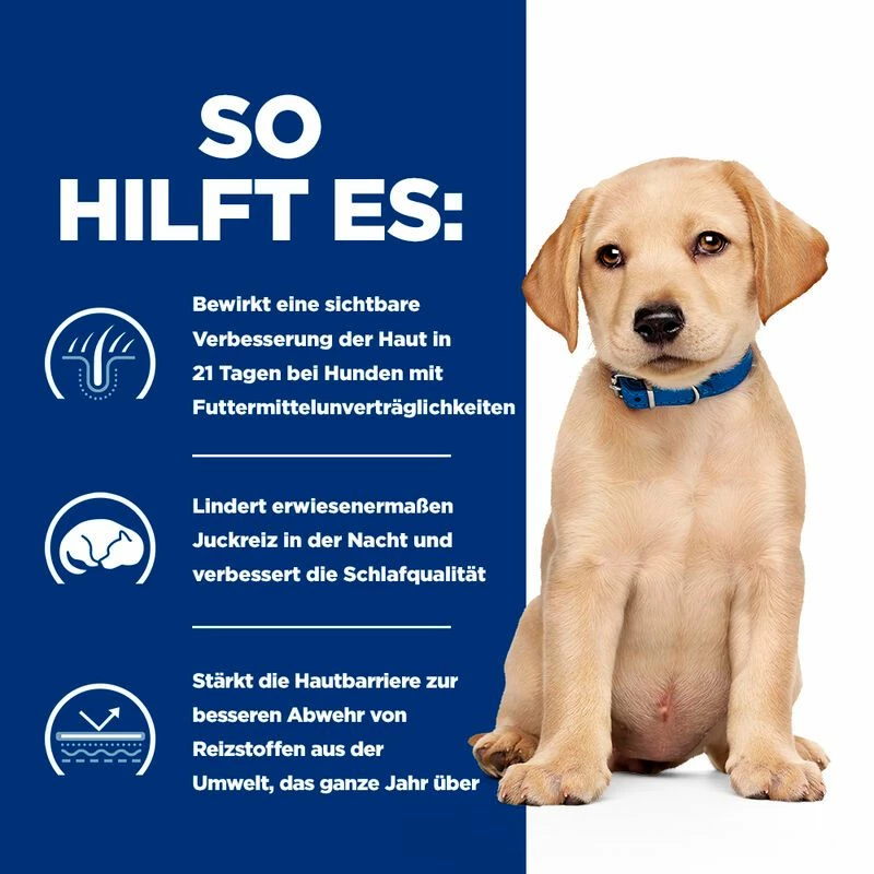 Hills Hils Prescription Diet Derm Complete Puppy Mit Reis Und Ei Trockenfutter Für Hunde 1,5 Kg Trockenfutter 6 Hills Hils Prescription Diet Derm Complete Puppy Mit Reis Und Ei Trockenfutter Für Hunde 1,5 Kg Trockenfutter – Bild 4