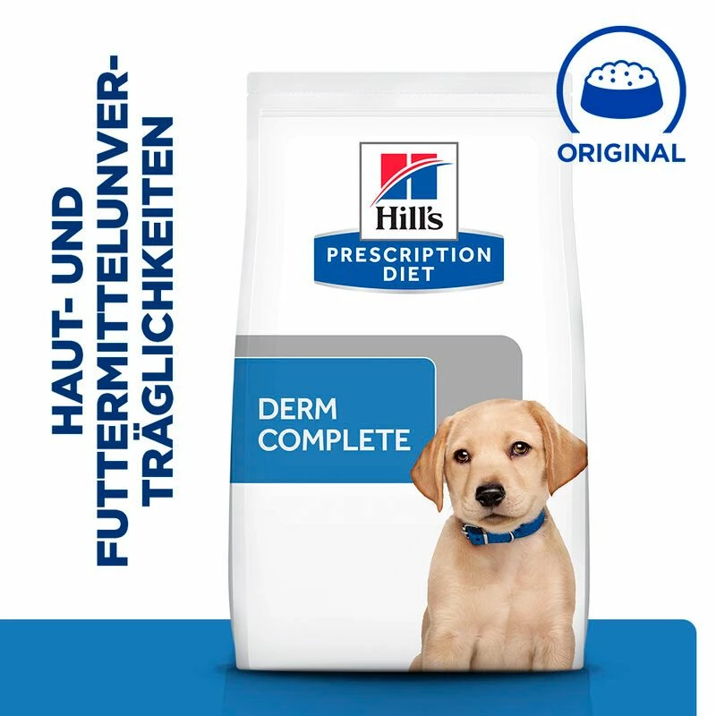 Hills Hils Prescription Diet Derm Complete Puppy Mit Reis Und Ei Trockenfutter Für Hunde 1,5 Kg Trockenfutter 4 Hills Hils Prescription Diet Derm Complete Puppy Mit Reis Und Ei Trockenfutter Für Hunde 1,5 Kg Trockenfutter – Bild 2