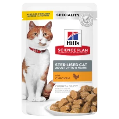 Hills Science Plan Feline Sterilised Cat Adult Huhn Frischebeutel 12 X 85 G Huhn Frischebeutel
