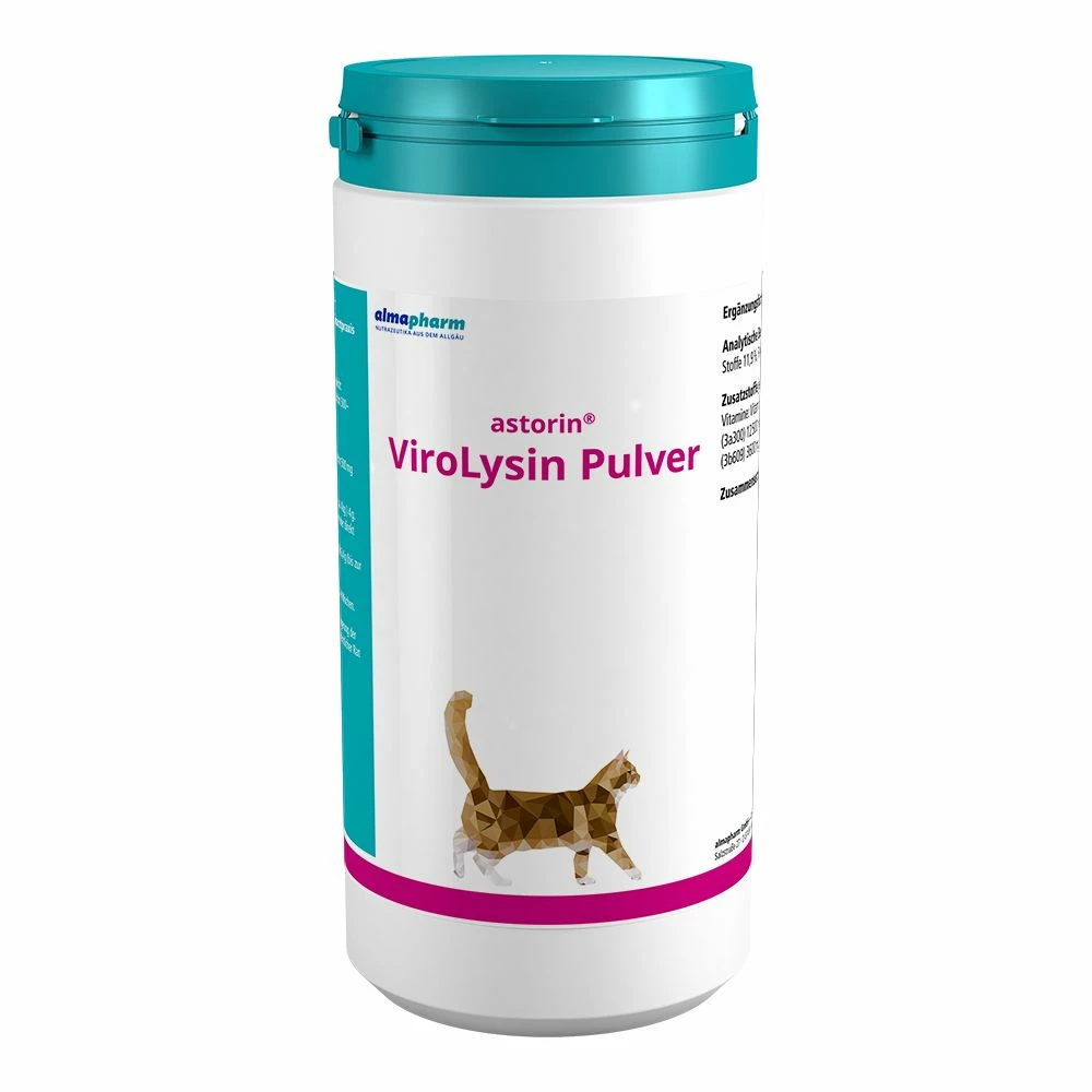 Almapharm Astorin ViroLysin Pulver Für Katzen 800 G Pulver Dose Für Katzen – Bild 2