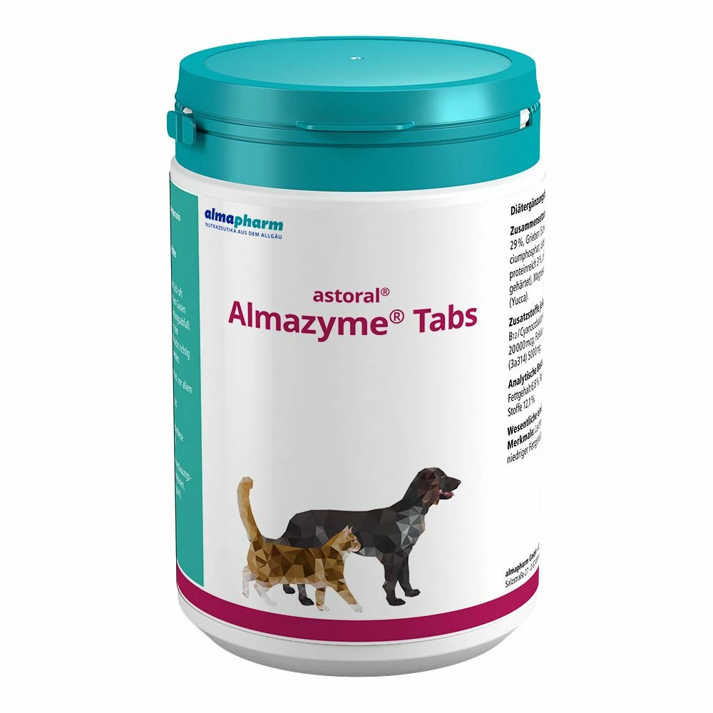 Almapharm Almazyme Tabs Für Hund + Katze 125 Almazyme Tabs – Bild 2