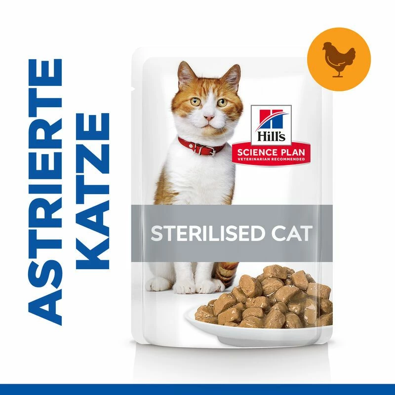 Hills Science Plan Feline Sterilised Cat Adult Huhn Frischebeutel 12 X 85 G Huhn Frischebeutel 4 Hills Science Plan Feline Sterilised Cat Adult Huhn Frischebeutel 12 X 85 G Huhn Frischebeutel – Bild 2