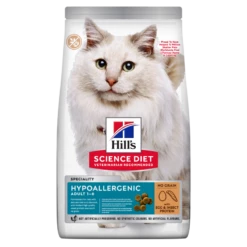 Hills Science Plan Hypoallergenic Adult Katzenfutter Mit Ei Und Insektenprotein 1,5 Kg Trockenfutter