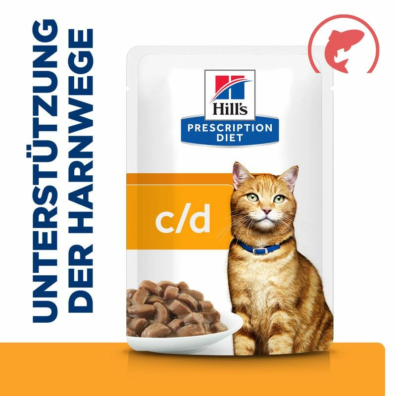 Hills Feline C/d Multicare Lachs Frischebeutel Für Katzen 12 X 85 G Lachs Frischebeutel 4 Hills Feline C/d Multicare Lachs Frischebeutel Für Katzen 12 X 85 G Lachs Frischebeutel – Bild 2